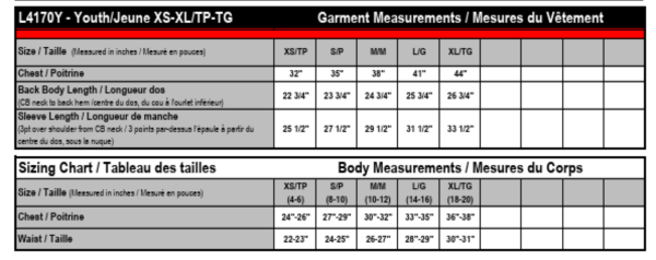 Image - Guide des tailles