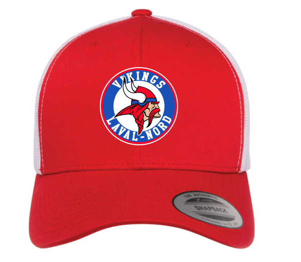 Image Casquette avec filet logo rond