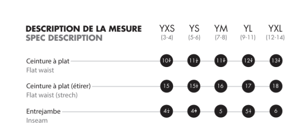 Image - Guide des tailles