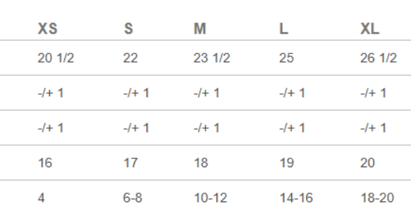 Image - Guide des tailles